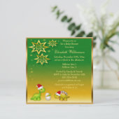 新たに孵化したベビーディノフェスティバルベビーシャワー 招待状 (スタンド正面)