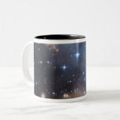新たに形成された星 ツートーンマグカップ (正面左)