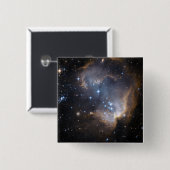 新たに形成された星 缶バッジ (正面&裏面)