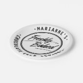 新たに焼いたでパーソナライズなラベルの紙皿 ペーパープレート (アングル)