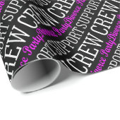 新たに独身のサポートクルーの離婚パーティー ラッピングペーパー (ロールコーナー)