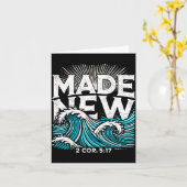 新たに生まれ変わる 洗礼を受ける 洗礼 カード (黄色い花)