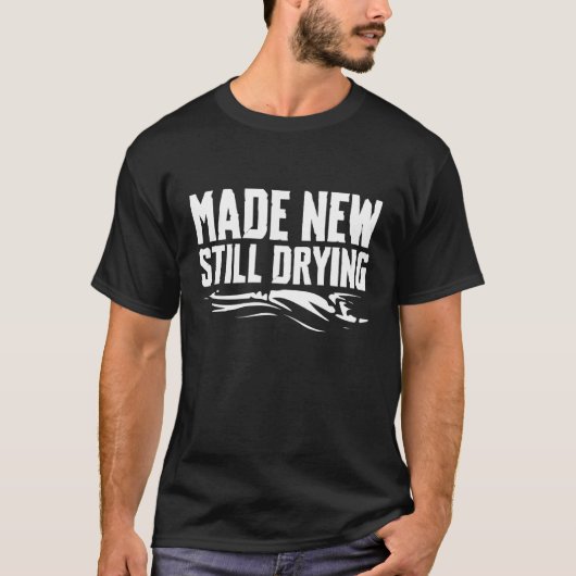 新たに生まれ変わる 洗礼 クリスチャン 乾燥中 Tシャツ (正面)
