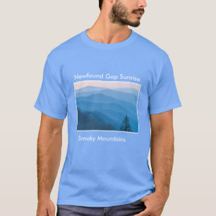 新たに発見されたギャップスモッキーマウンテンサンライズ写真 Tシャツ
