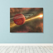 新たに発見された可能性のある惑星 キャンバスプリント (インサイチュ (ウッドフロア))