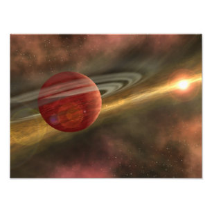 新たに発見された可能性のある惑星 フォトプリント           