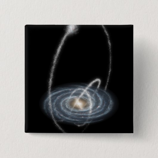 新たに発見された3つのストリーム 缶バッジ (正面)