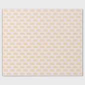 新たに結婚おめでとう-エレガント赤面 ラッピングペーパー (フラット)