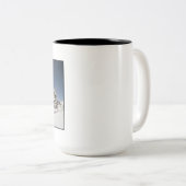 新たに落ちたな雪 ツートーンマグカップ (正面右)