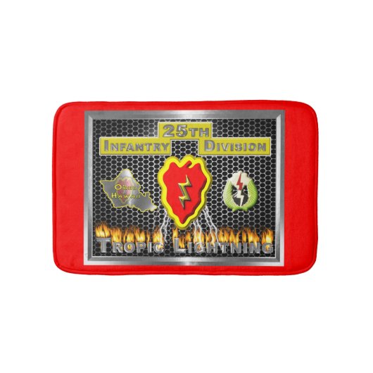 新たに設計された第25歩兵師団 バスマット (正面)