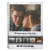 新たにN枚の感動的写真結婚を集める ノートブック (正面)