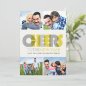 新はっきりした年のモダン応援4 Photo Collage シーズンカード (スタンド正面)
