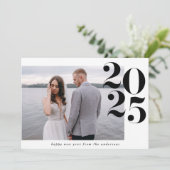 新はっきりした年 |ホリデーフォトカード シーズンカード (スタンド正面)