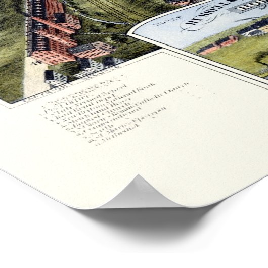 新イギリスCTパノラママップ – 1875 ポスター (角)