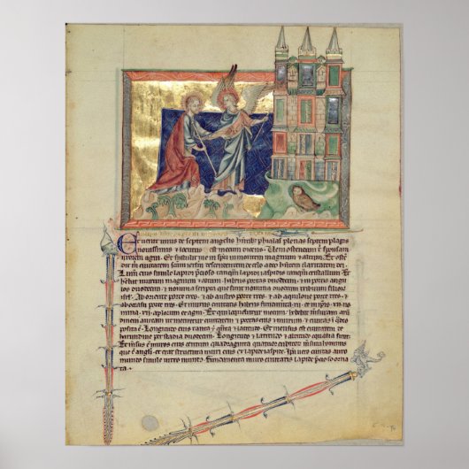 新エルサレムを示す天使 ポスター (正面)