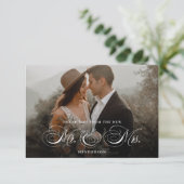 新エレガントしいミセス結婚ズ サンキューカード (スタンド正面)