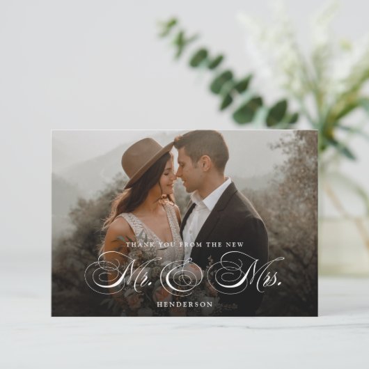 新エレガントしいミセス結婚ズ サンキューカード (スタンド正面)