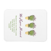 新エレガントしい住所 |お知らせ マグネット (横)