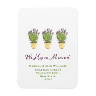 新エレガントしい住所 お知らせ マグネット