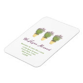 新エレガントしい住所 |お知らせ マグネット (左側)