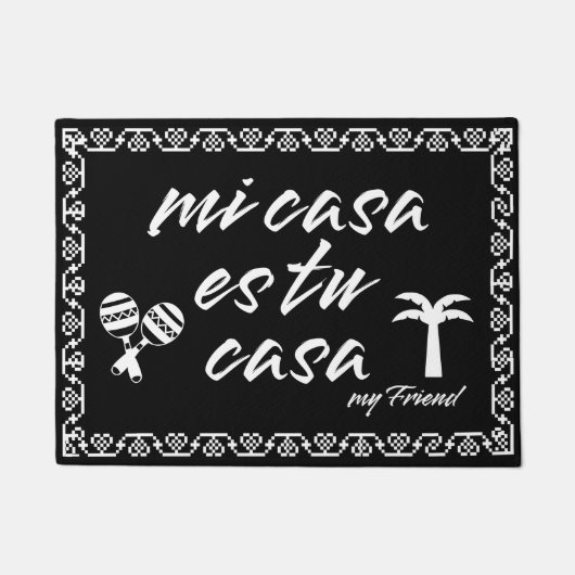 新エレガントしいMi casa ドアマット (正面)
