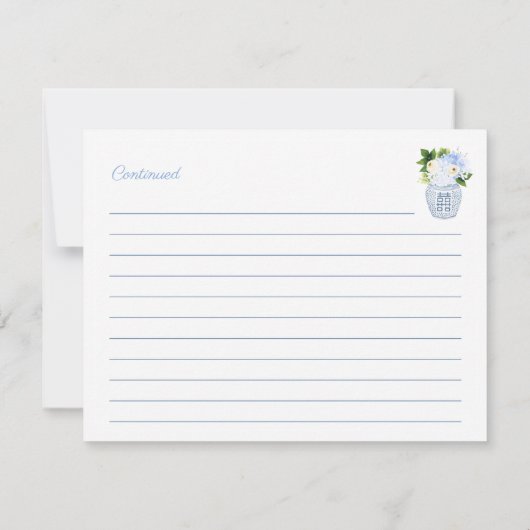 新エレガントしいMomカードのための青と白のアドバイス 招待状 (裏面)