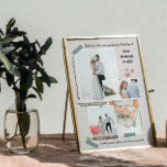 新エレガントモダン婚の写真結婚コラージュ フォトプラーク<br><div class="desc">可愛モダンい写真のコラージュmoodboardエレガント新しい写真の結婚トレンディーのギフトカスタムの写真</div>