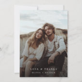 新エレガント婚の愛と感謝していの結婚写真 シーズンカード (正面)