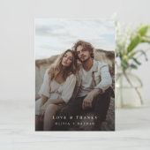 新エレガント婚の愛と感謝していの結婚写真 シーズンカード (スタンド正面)