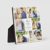 新エレガント婚フォトコラージュ結婚記念日 フォトプラーク (正面)