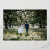 新エレガント婚&ホイルメリーホリデーカード 箔シーズンカード (正面)