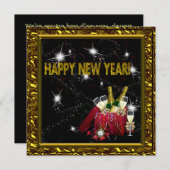 新エレガント年イブパーティー 招待状 (正面/裏面)