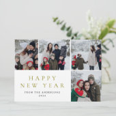 新エレガント年ミニマル応援家族4写真 シーズンカード (スタンド正面)