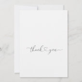 新エレガント期救延期されたミニマル主義 招待状 (裏面)