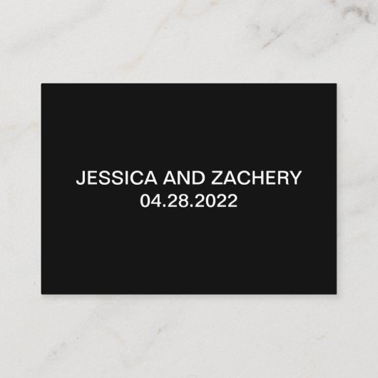 新エレガント母パパ赤ちゃんシャワー用アドバイス アドバイスカード (裏面)