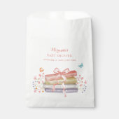 新エレガント章フローラボウブック赤ちゃんシャワー フェイバーバッグ (正面)