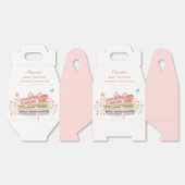 新エレガント章フローラボウブック赤ちゃんシャワー フェイバーボックス (見開き)