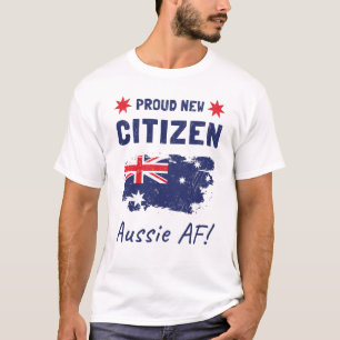 新オー誇りを持ったストラリア市民市民、市民権式 Tシャツ