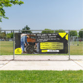 新カスタマイズ中古タイヤ自動修理サービスバーン 横断幕 (インサイチュ)