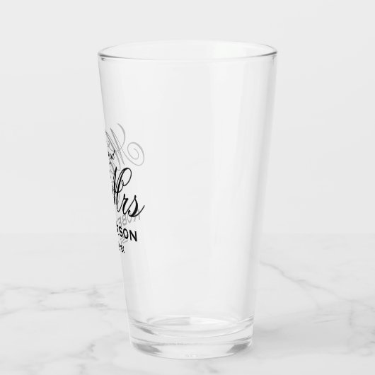 新カスタムしいためにミセス結婚ズの眼鏡結婚鏡 タンブラーグラス (左)