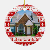 新カスタムしいホームでの初めてのクリスマス2023 セラミックオーナメント (裏面)