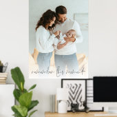 新カスタムしい両親の今時思い出す ポスター (ホームオフィス)