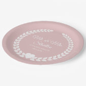 新カスタム婚の新婦さん ペーパープレート (アングル)