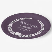 新カスタム婚の新婦さん ペーパープレート (アングル)