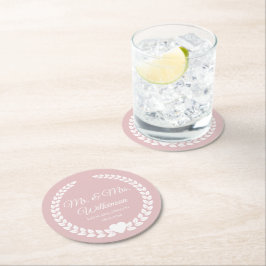 新カスタム婚の新婦さん ラウンドペーパーコースター