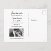 新カスタム年の写真リンギング シーズンポストカード (裏面)