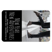 新カスタム年ニューアドベンチャーズ婚約写真 マグネット (横)