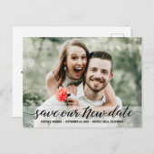 新カスタム救日の延期結婚の ポストカード (正面/裏面)