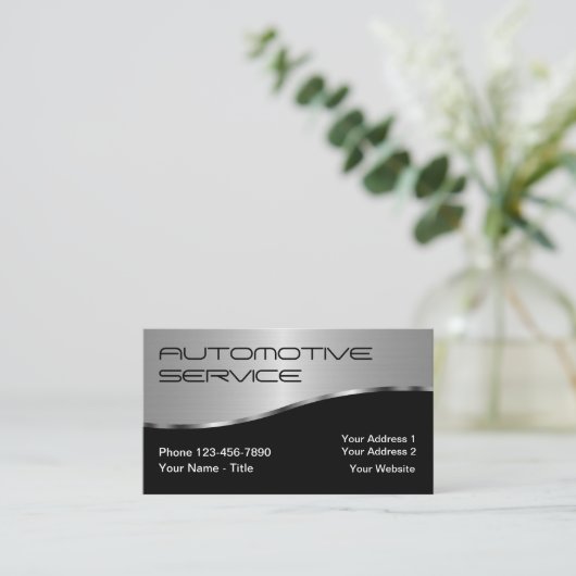 新カッコいい車の規 名刺 (スタンド正面)