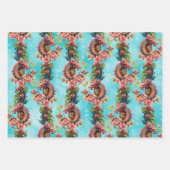 新カラフル中国の辰年2024 ラッピングペーパーシート (正面3)